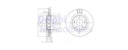 [HEL8DD355119-461] DISQUE FREIN  CLIO IV 1.5 DCI Ø258 /55552PRO(PAIRE)